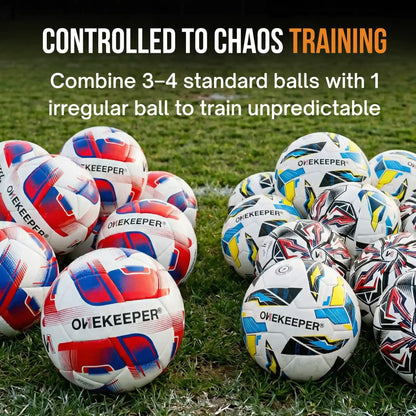 Irregular Soccer Ball – Size 5 Goalkeeper Reaction Training Ball