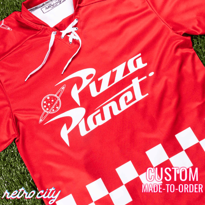 Pizza Planet Hockey Fan Jersey (Red)