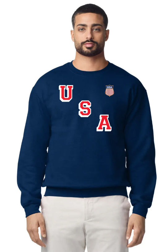 Kendall Coyne USA Hockey  Navy Crewneck Sweatshirt