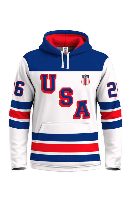 Kendall Coyne USA Hockey Performance White Hoodie