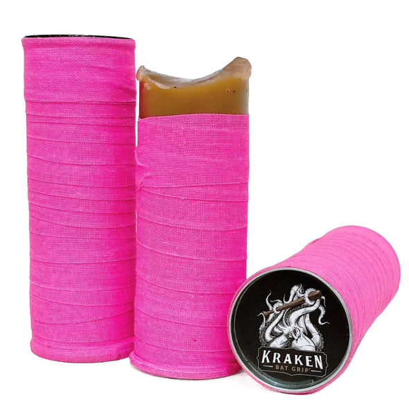 Kraken Pro Wrap Pine Tar Grip Stick Bubble Gum Pink