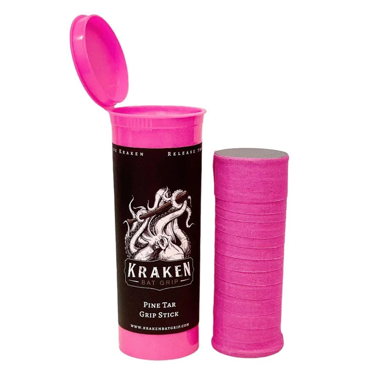 Kraken Pro-Wrap Grip Stick Pine Tar - Pink