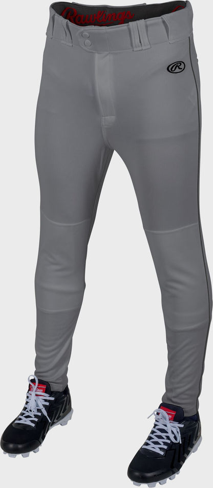Rawlings Launch Jogger Style Youth Piped Baseball Pants YLNCHJGP