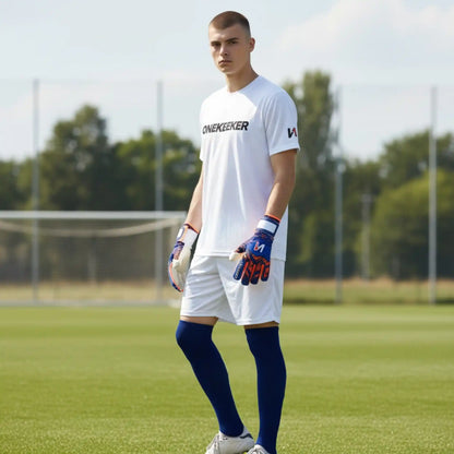 Long Knee-High Anti-Slip Grip Sports Socks (No Logo)