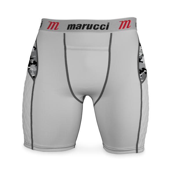 Marucci Youth Padded Baseball Sliding Shorts w/Cup Pocket: MASLCP
