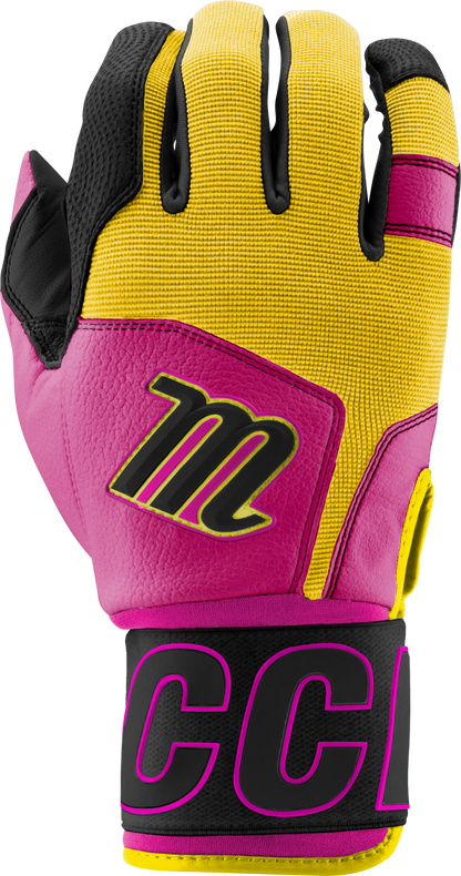Marucci Blacksmith V2 Full Wrap Batting Gloves - Adult