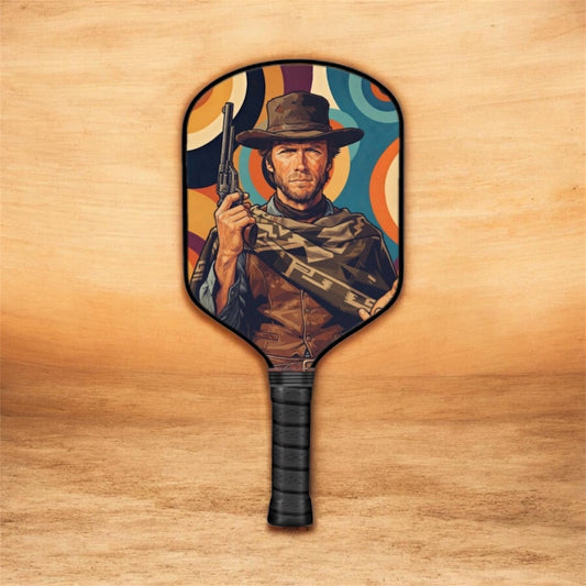 Man With No Name - Clint Eastwood - Pickleball Paddle