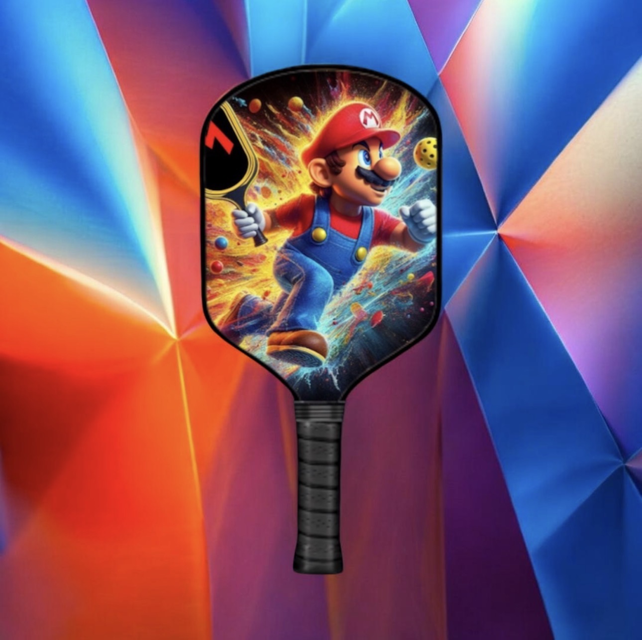Mario - Mario Brothers - Pickleball Paddle