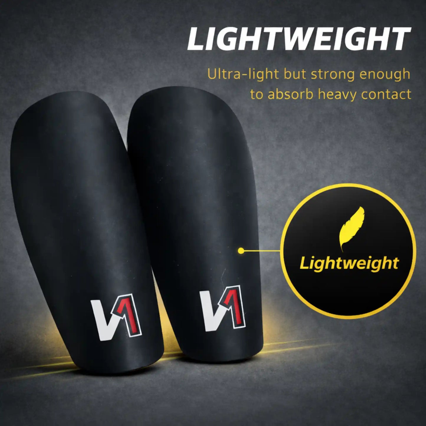 Black Medium Shin Guards