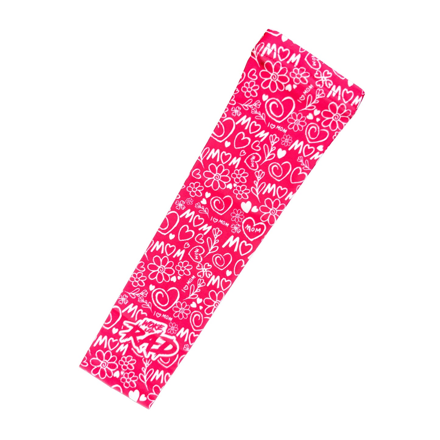 Woke Up RAD - Mom Arm Sleeve (Pink/White)