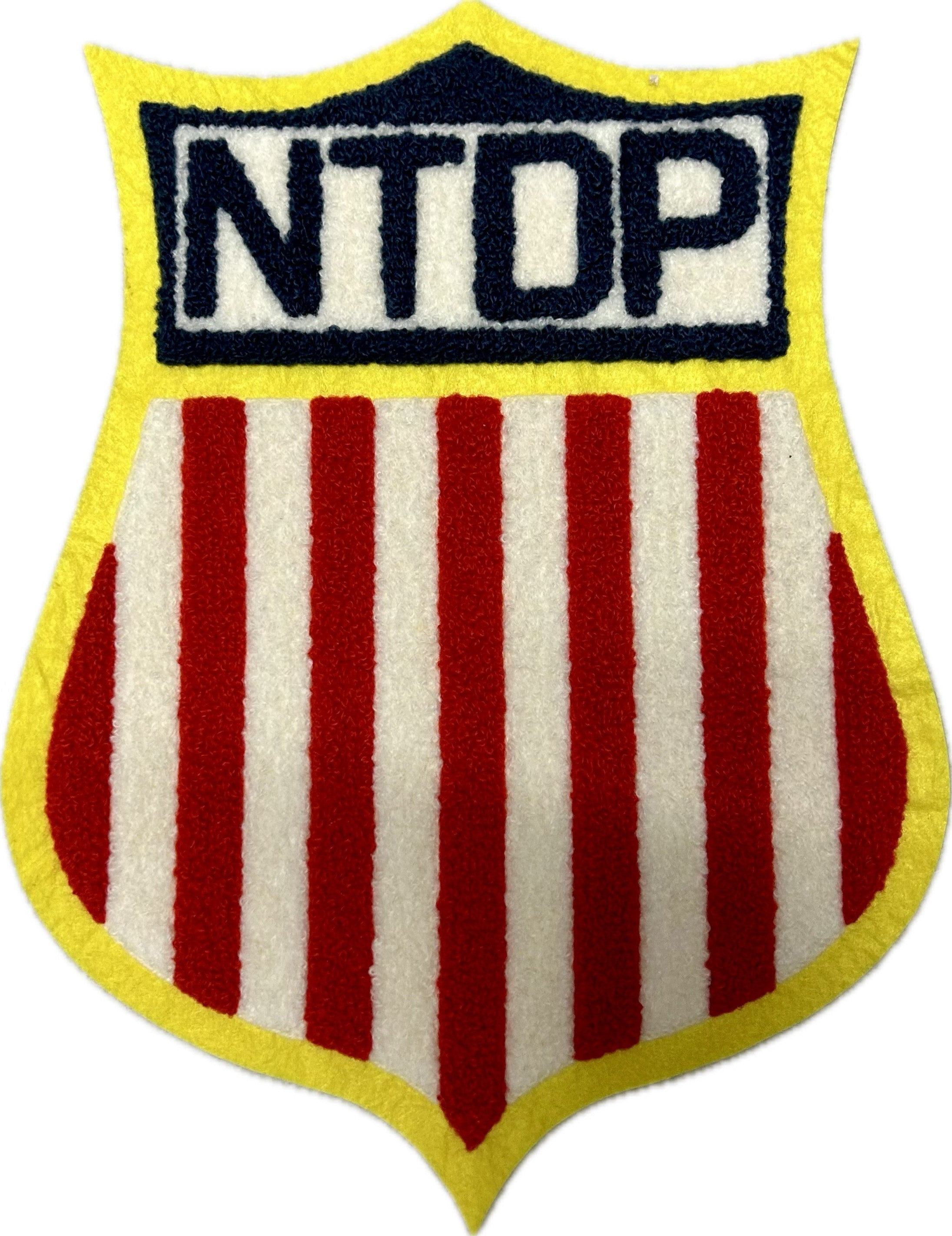 NTDP USA Hockey Logo Chenille Heat Seal Patch 10.5