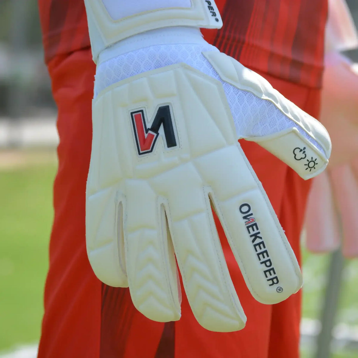 Retro Rollfinger Goalkeeper Gloves - No Finger Protection