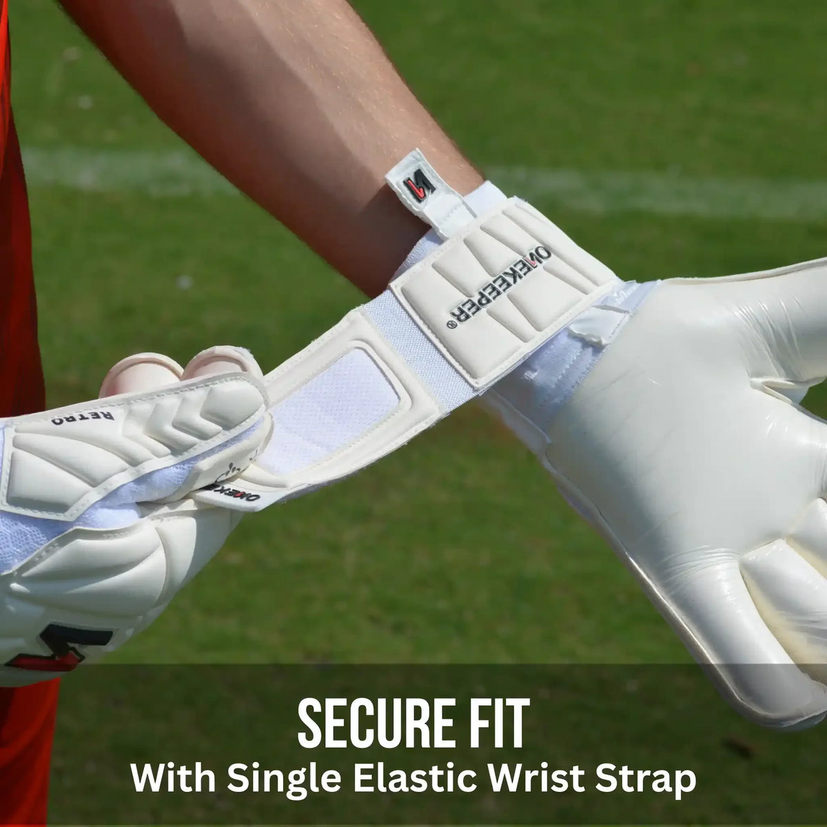 Retro Rollfinger Goalkeeper Gloves - No Finger Protection