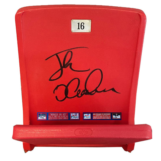 1980 Miracle on Ice Arena Single Seat  - Signed by Jack O'Callahan