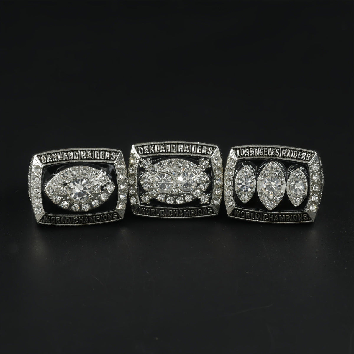 Oakland Football Championship Rings Set – Limited Edition Collector’s Set