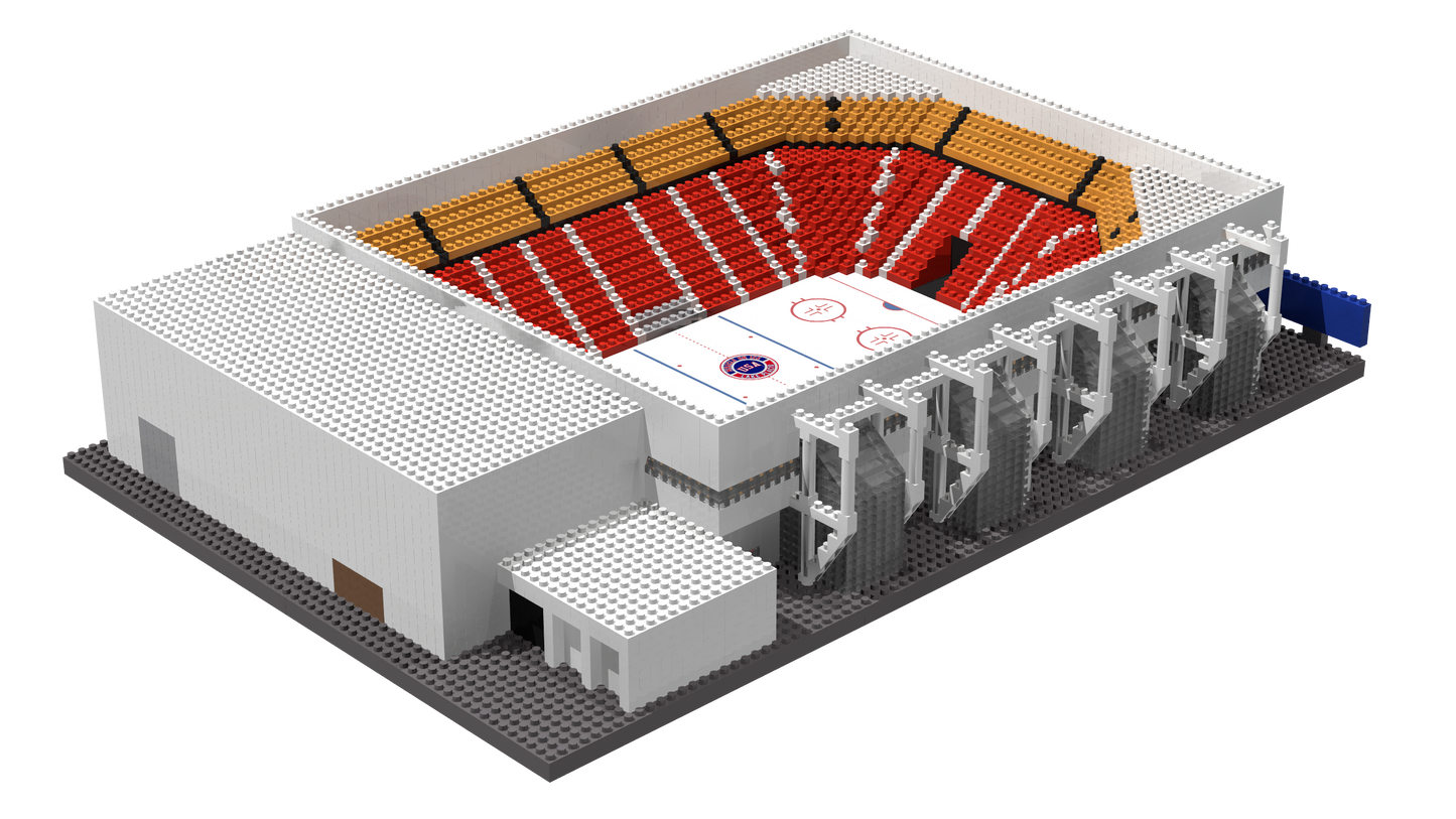 1980 Olympic Herb Brooks Arena Lake Placid Miracle on Ice BRXLZ Builder Set 12X10X3.5 Inches