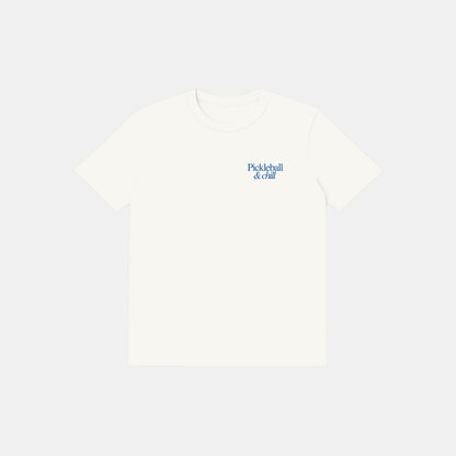 Pickleball & Chill Tee (Blue)