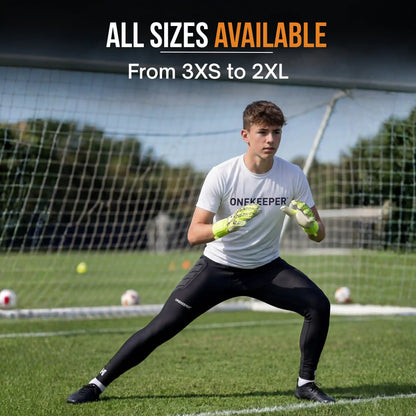 Goalkeeper Padded Compression Leggings with 6mm EVA Hip Pads