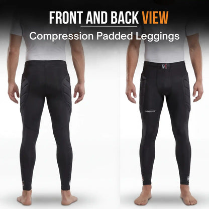 Goalkeeper Padded Compression Leggings with 6mm EVA Hip Pads