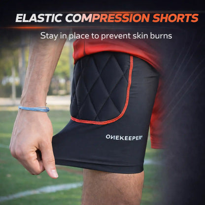 Goalkeeper Padded Compression Shorts with 16mm Foam