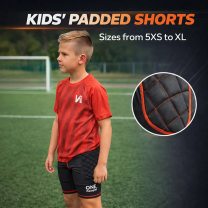 Goalkeeper Padded Compression Shorts with 16mm Foam