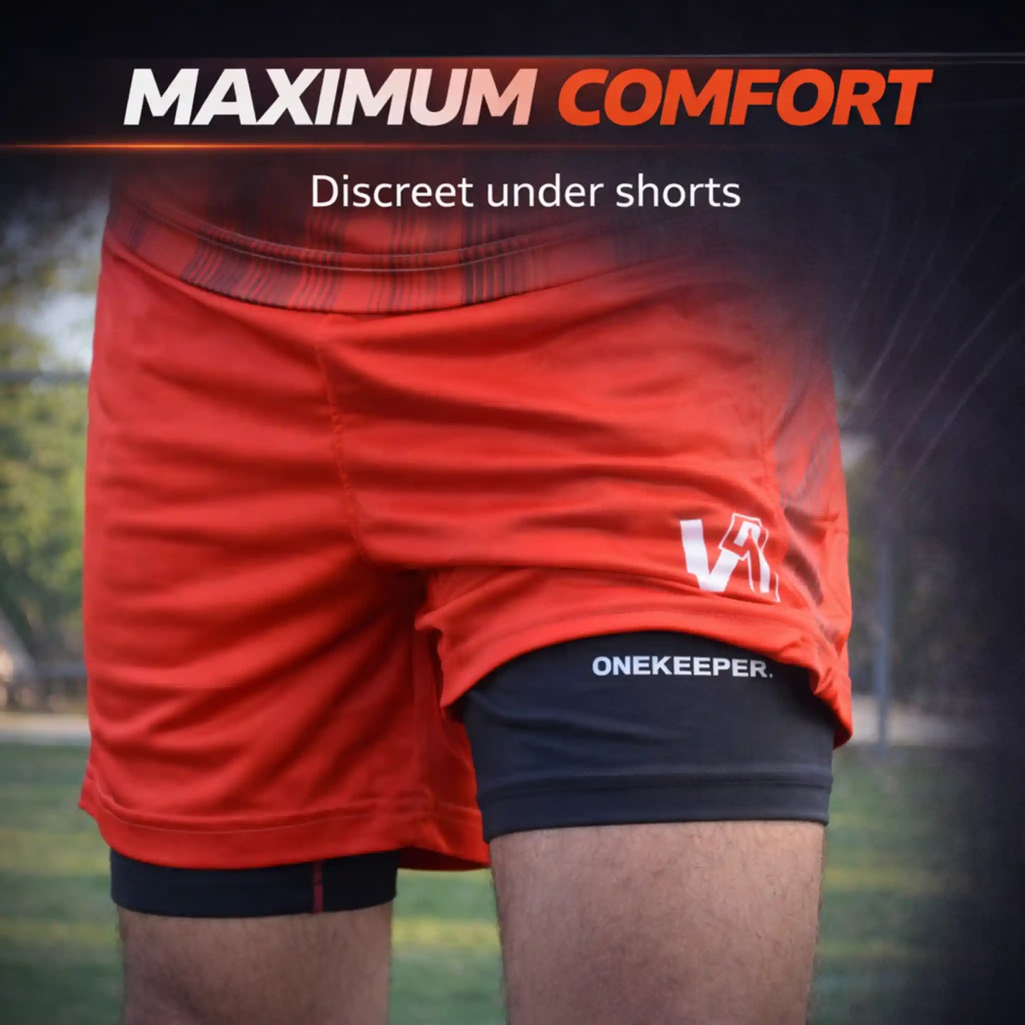 Goalkeeper Padded Compression Shorts with 16mm Foam