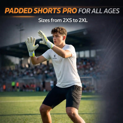 Goalkeeper Padded Compression Shorts with 8mm EVA Hip Protection
