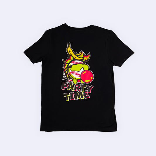 Party Time Youth Tee - Black V2