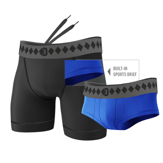 Performance Short With Built In Brief