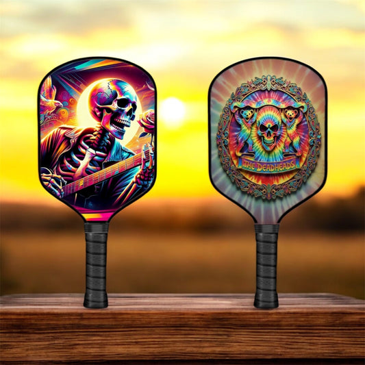 Grateful Dead Drops - Play On When We're Gone - Pickleball Paddle