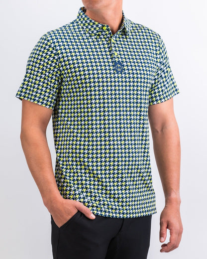 Houndstooth Lime