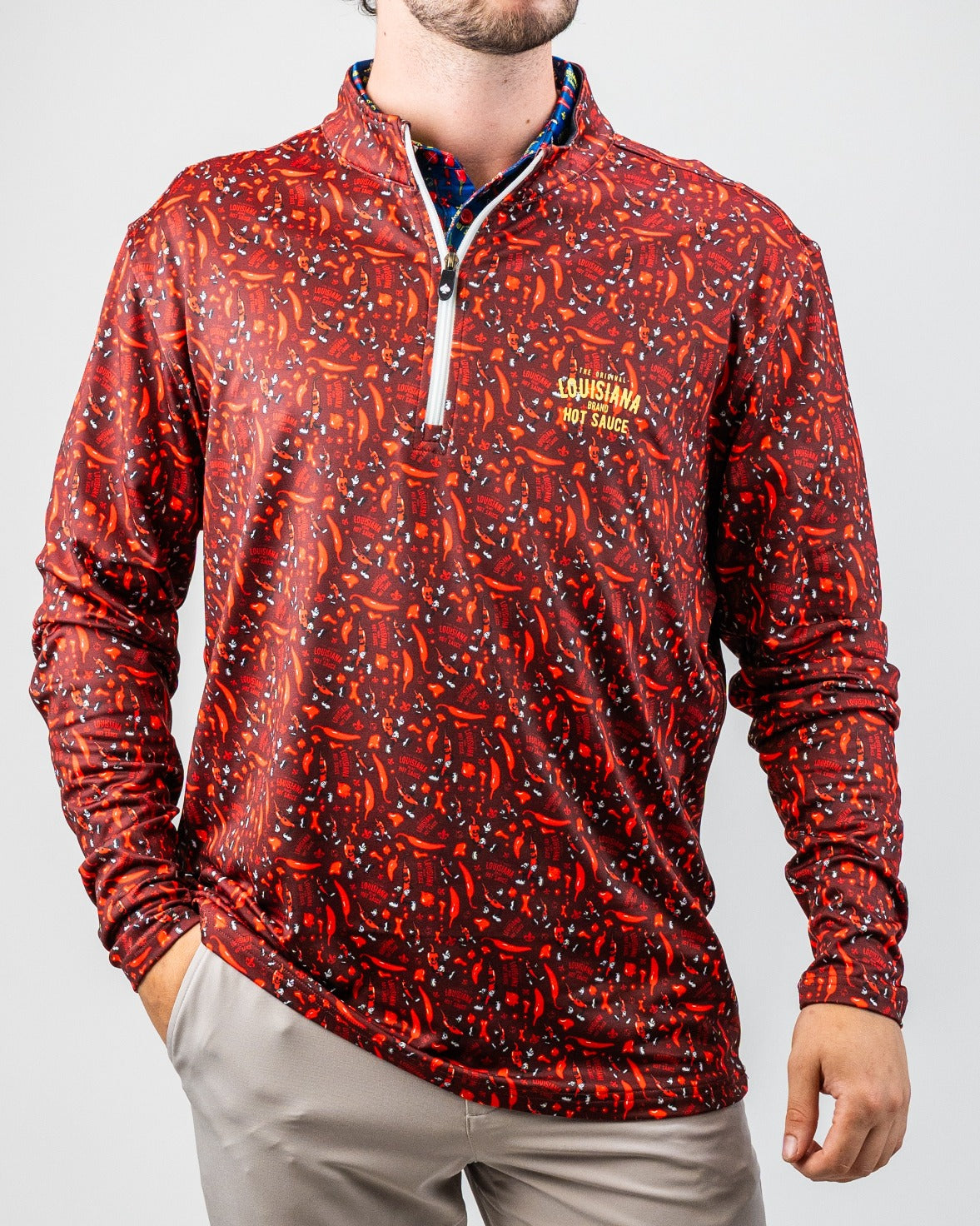 Louisiana Hot Sauce - Dancing Peppers Performance Pullover