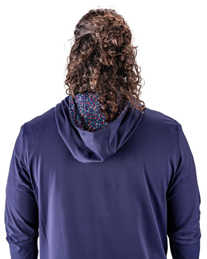 Performance Golf Hoodie - Lavender Flower Power