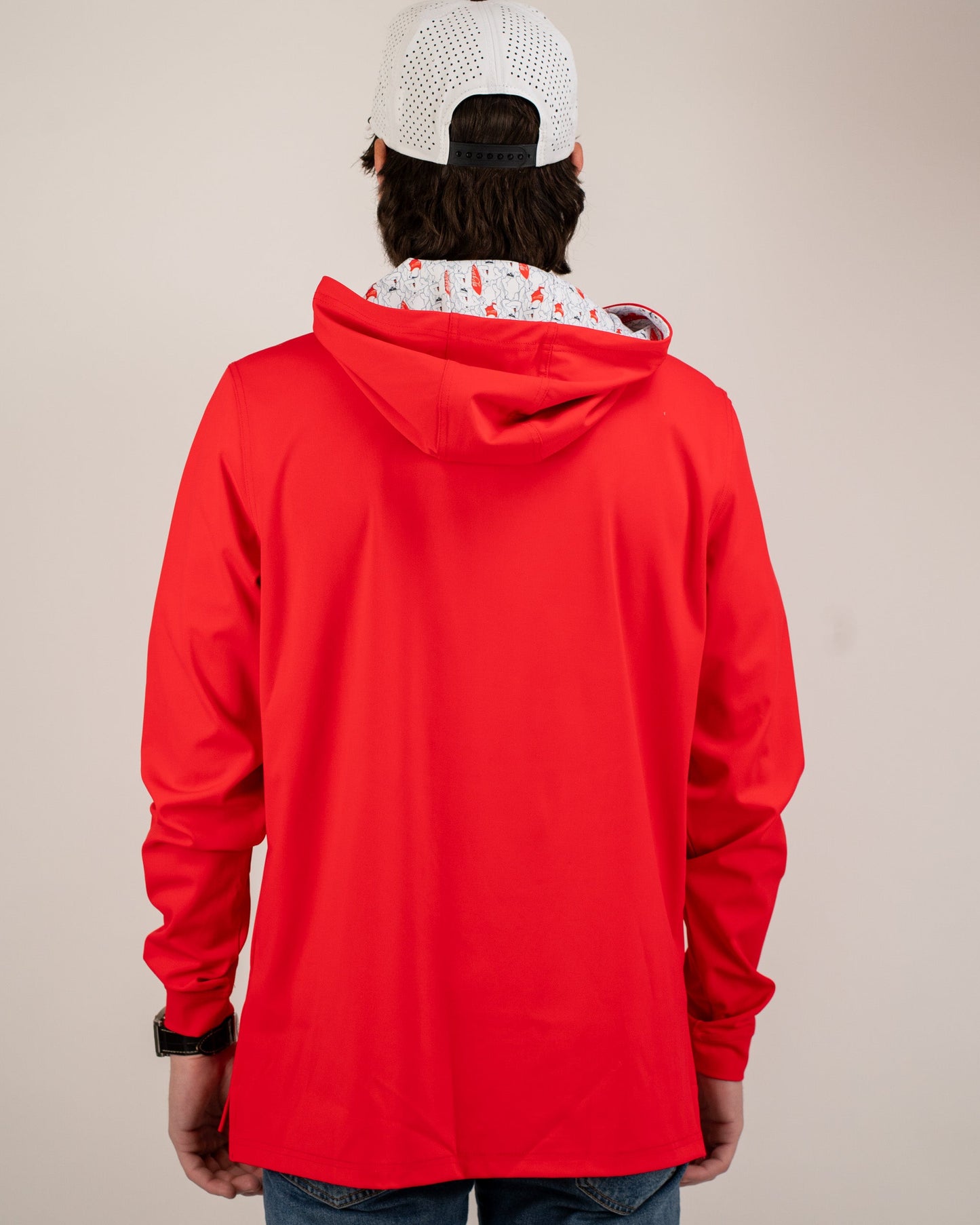 Performance Golf Hoodie - Coca-Cola Red
