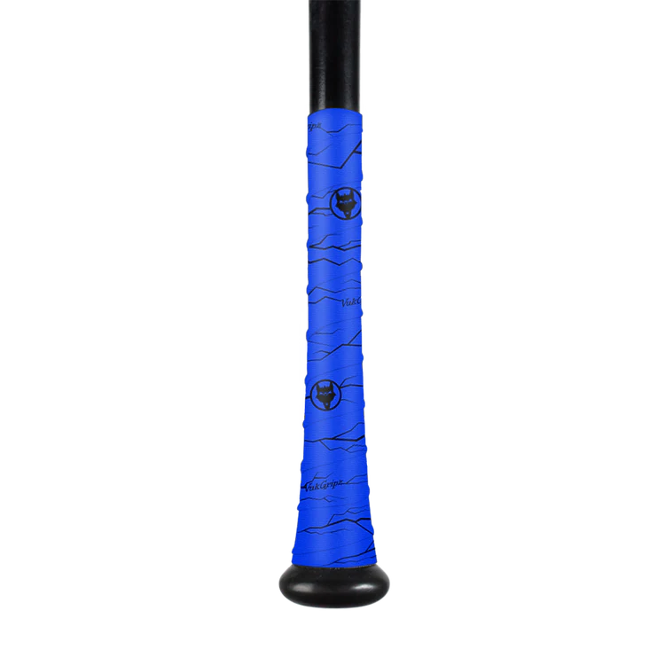VukGripz Pulse Blue with Black Bat Grip Tape