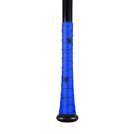 VukGripz Pulse Blue with Black Bat Grip Tape