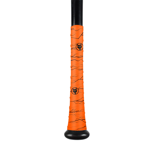 VukGripz - Pulse Orange Bat Grip Tape with Black