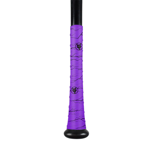 VukGripz - Pulse Purple Bat Grip Tape with Black