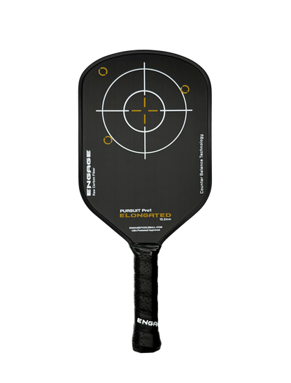 NEW GRAPHIC. Pursuit Pro1 Elongated 15.2 Power Series | Raw Carbon Fiber