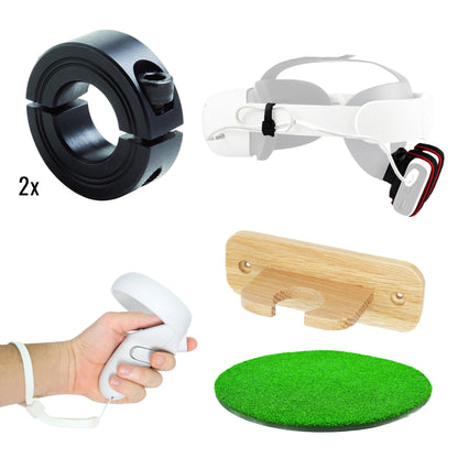 DriVR - VR Golf Club Handle Accessory - Compatible with Meta Quest , Quest 2, and Rift S - For GOLF+