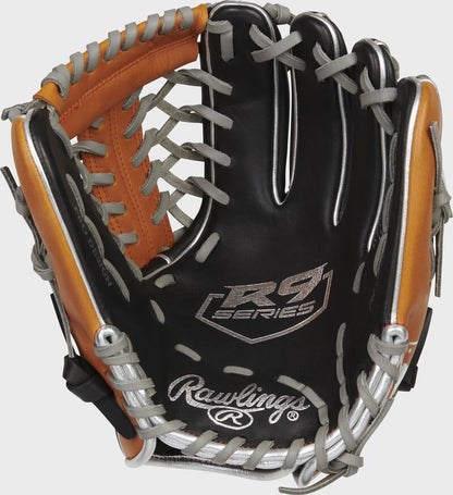 Rawlings R9 ContoUR Fit 11.50" Youth Baseball Glove: R9115U-4BT