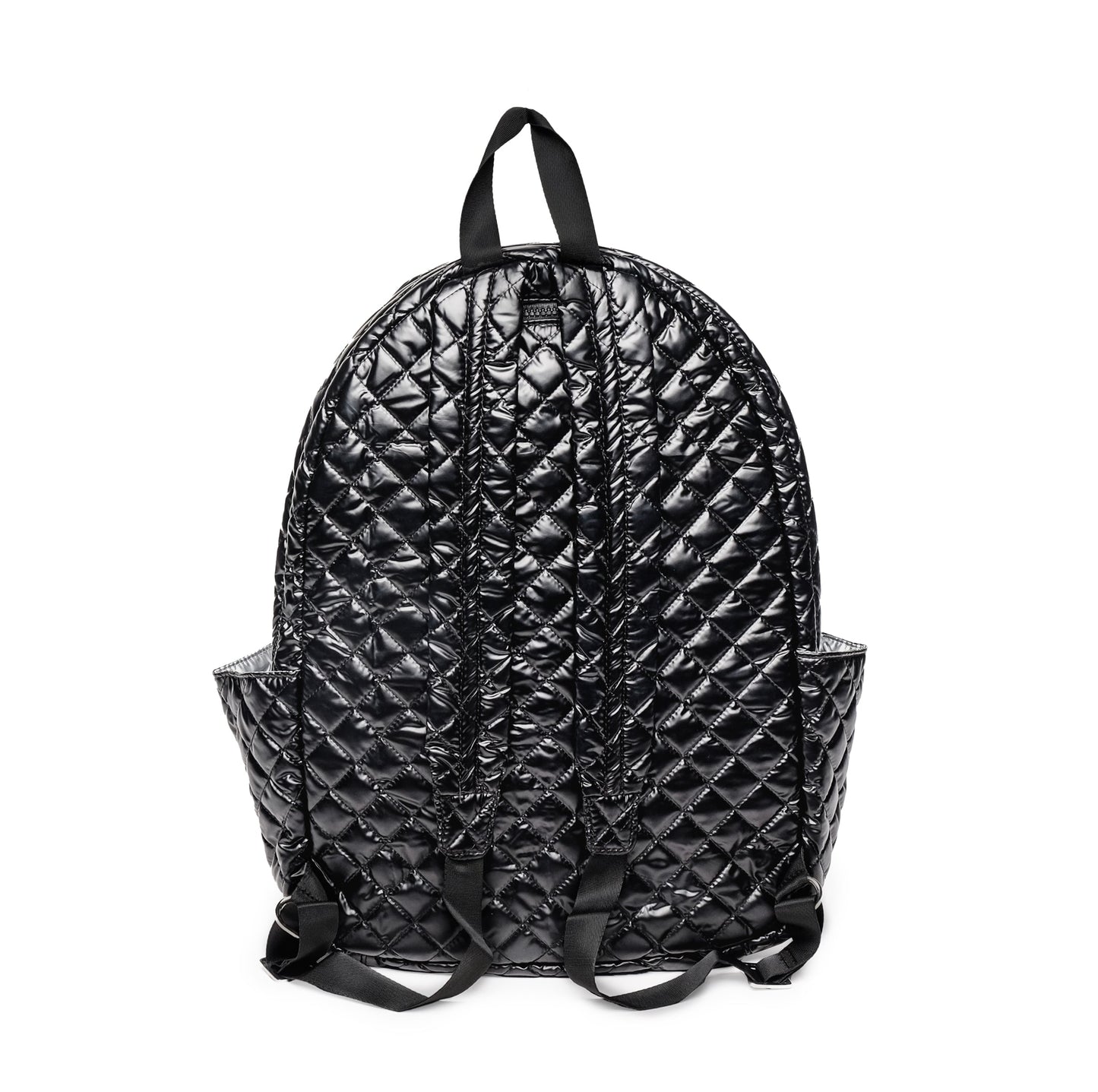 Black Quilted Tennis Racquet Backpack