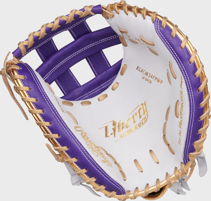 Rawlings Liberty Advanced 34.00" Fastpitch Softball Catchers Mitt RLACM34FPWPUG
