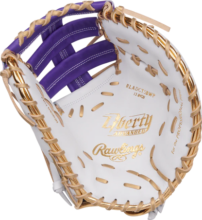 Rawlings Liberty Advanced 13.00" Fastpitch Softball First Base Mitt RLADCTSBWPUG