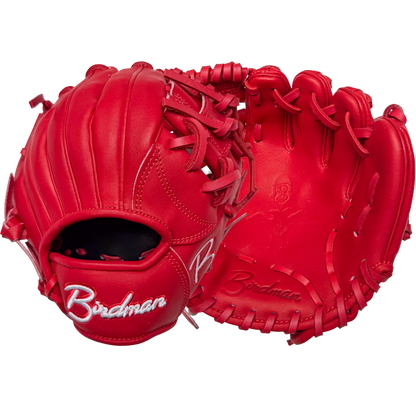 Birdman Red 10" Kip Infield Training Glove