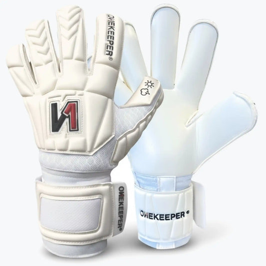 Retro Rollfinger Goalkeeper Gloves - No Finger Protection