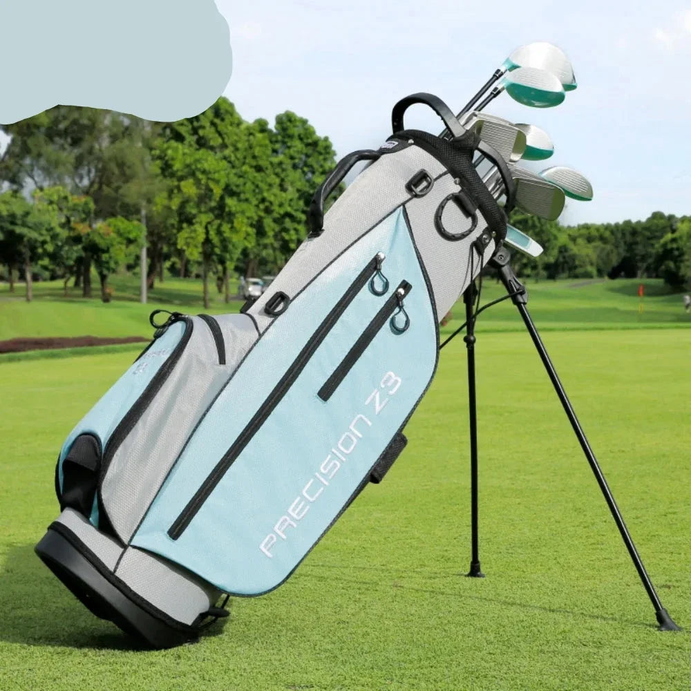 Durable Nylon Golf Bag with Convenient Club Stand