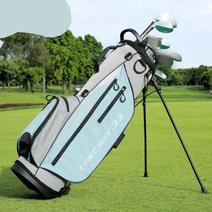 Durable Nylon Golf Bag with Convenient Club Stand