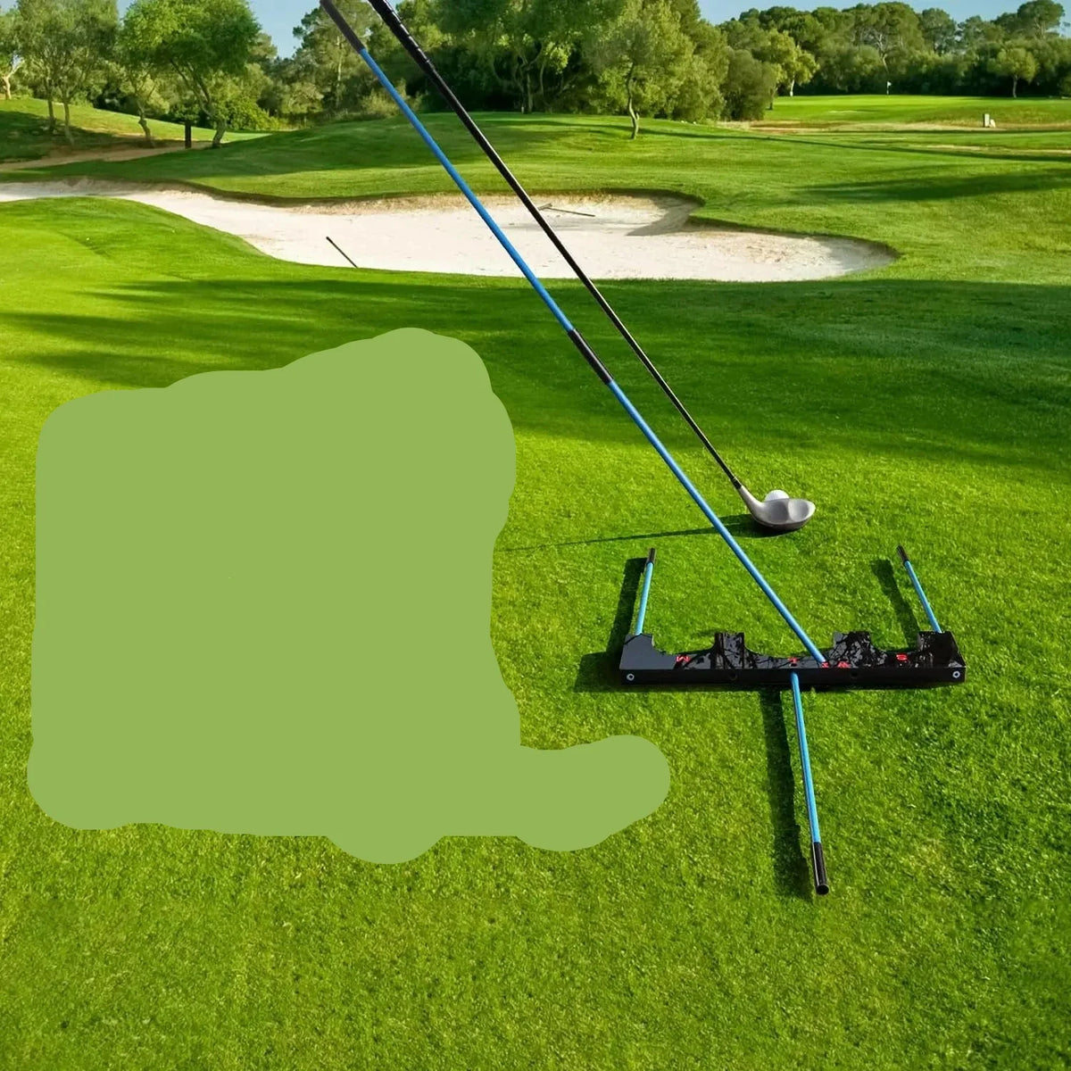 Golf Training Aid  Alignment Gate  6 Sticks  5 Angles