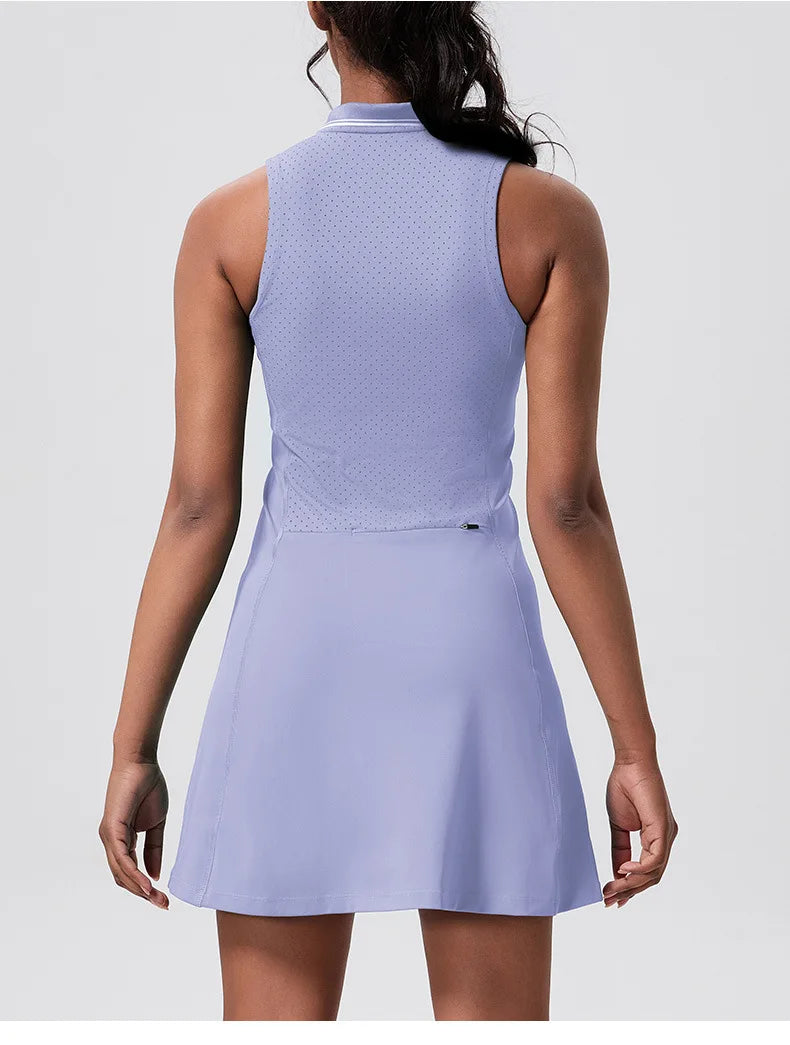 Recycled V Neck Golf & Tennis Dress